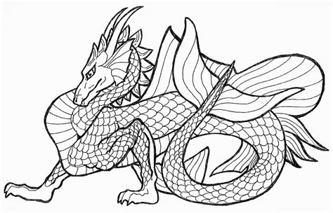 Printable Chinese Dragon Coloring Pages