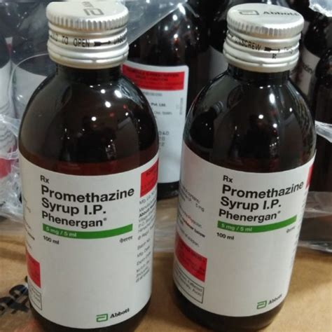 Phenergan Promethazine Syrup Packaging Size 100 ML Dose 5mg 5ML