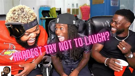 Kai Cenat Druski And Kevin Hart Try Not To Laugh Reaction Kaicenat