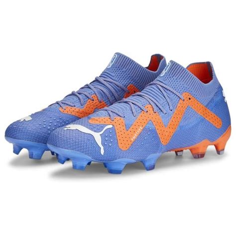 PUMA Future Ultimate FG AG Supercharge Blå Vit Orange Dam