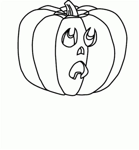 Printable Pumpkin Outline - Coloring Home