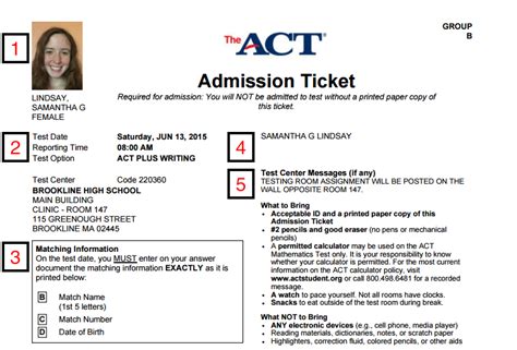 How To Print Act Admission Ticket Step By Step Guide Best School News