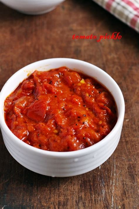 Tomato Pickle Recipe How To Make Tomato Pickle