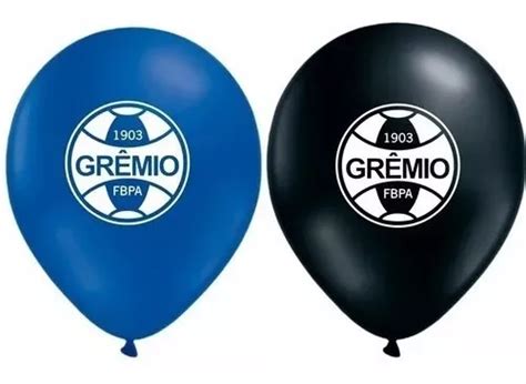 Baloes Bexigas Bola Festa 200 Un Personalizado Times Gremio