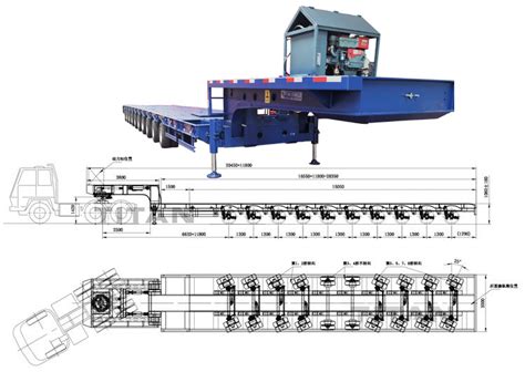 10 Axle Extendable Wind Turbine Blade Transport Trailer For Sale In Vietnam