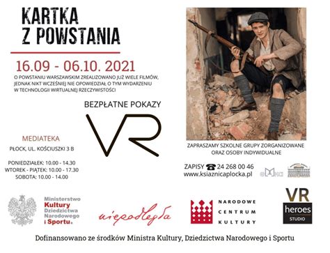 Kartka z Powstania pokazy VR Kalendarz Imprez Płock