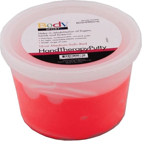 Body Sport Therapy Putty 80oz Red Medium Resistance