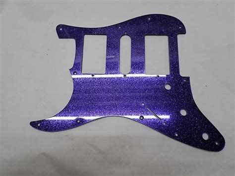 Lefty Left Handed Purple Sparkle Glitter Acrylic Strat Reverb