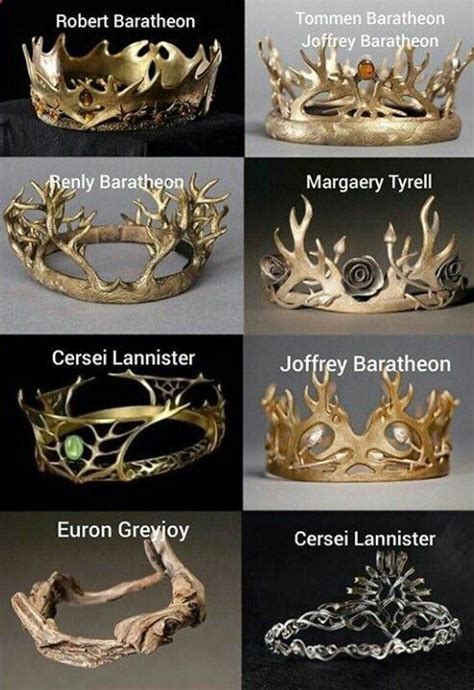 Game Of Thrones Crowns Got Gameofthrones Winteriscoming Gotseason8