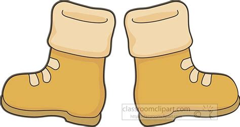 Fashion Clipart Photo Image Brown Winter Boots Clipart Classroom