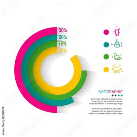 Pie Chart Data Infographic