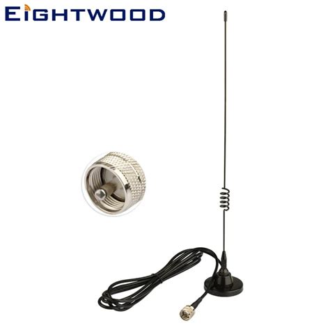 Eightwood Auto Car Dual Band VHF UHF PL259 Plug CB Radio Antenna Two