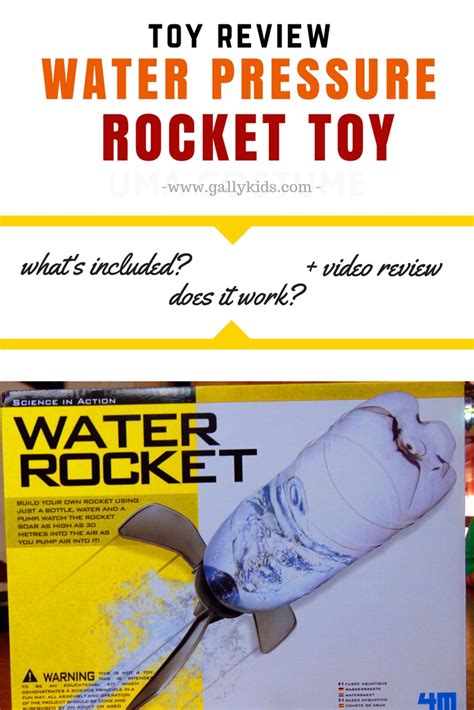 Water Pressure Rocket Toy: 4M Water Rocket Kit Review