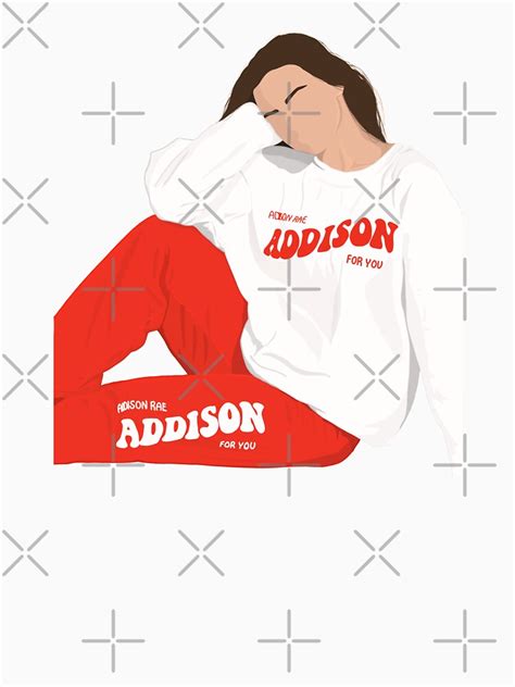 Addison Rae Tiktok T Shirt For Sale By Hayleymeyer Redbubble