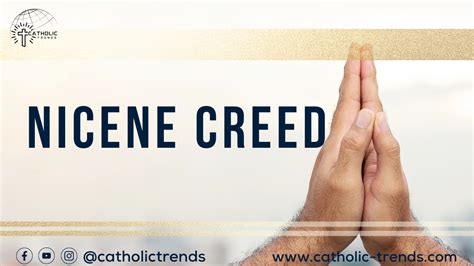 Nicene Creed – Catholic Trends