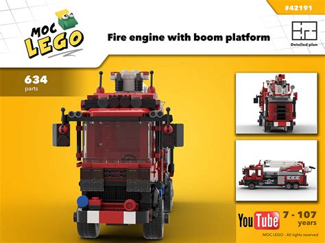 Lego® Instructions Fire engine with boom platform