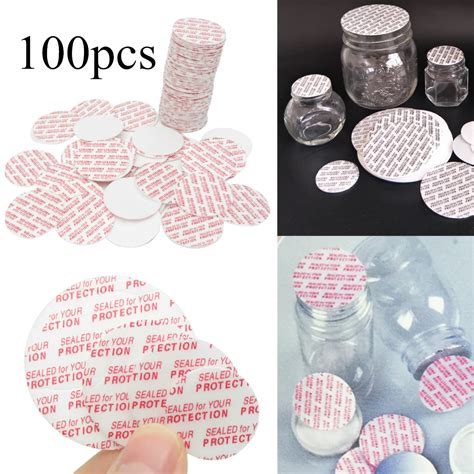 KiWARM 100Pcs Pressure Press Seal Cap Liners Foam Safety Tamper Seals