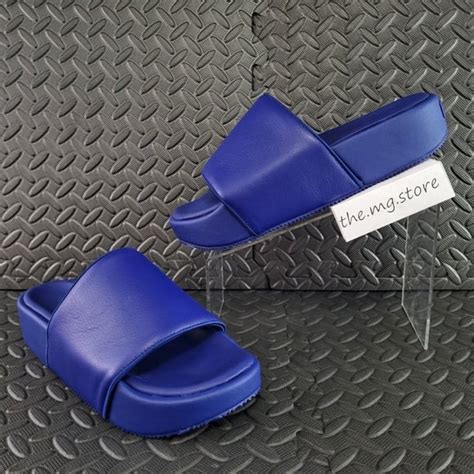 Adidas Shoes Adidas Y3 Yohji Yamamoto Slides Sandals Ink Blue Mens Size 9 Womens Id4445