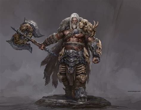 ArtStation Wild Warrior Russell Dongjun Lu Concept Art World