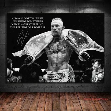 Conor Mcgregor Canvas Wall Art Sports Bar Wall Art Print Conor Mcgregor