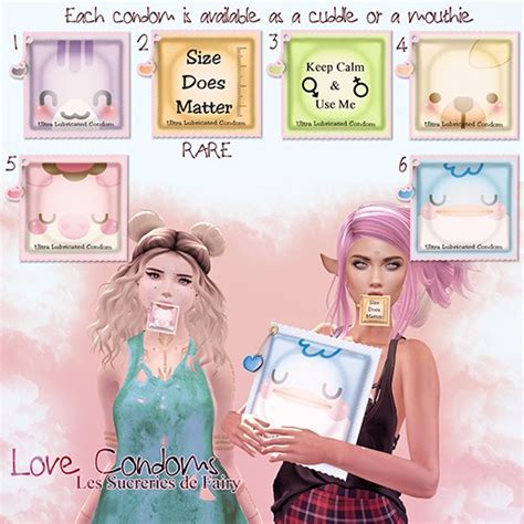 Second Life Marketplace Love Condom To Cuddle Gacha Rare