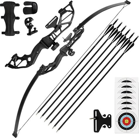 Reawow Recurve Bow And Arrow Set Adult Archery Hunting Bow Detachable