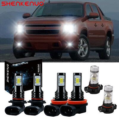 K Led Headlight Fog Light Bulbs Combo For Chevrolet