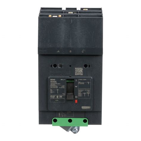 40 A Amps 25kA At 277 408V AC Molded Case Circuit Breaker 482C74