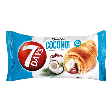 7 Days Double Croissant Kakaovo Kokosová Náplň 60 G Albert