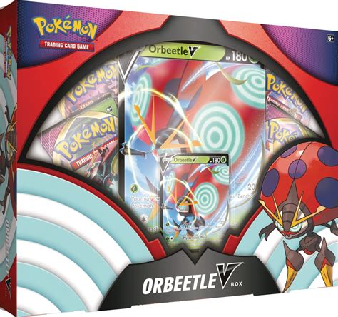 Pokemon TCG Orbeetle V Box 1 Foil Promo Card 4 Pokémon TCG Booster