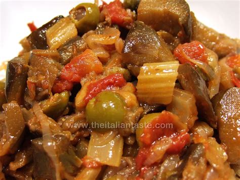 Caponata Sicily Style Eggplant Caponata Vegan Recipe Italian