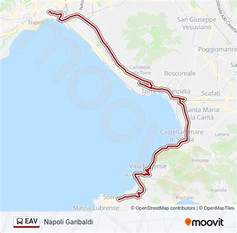 Eav Route Schedules Stops Maps Napoli Garibaldi Updated