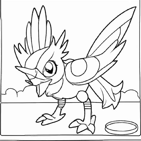 10 Desenhos Incríveis de Spearow Pokemon para Imprimir e Colorir