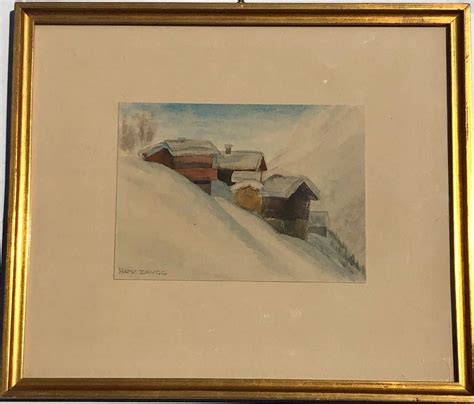 Hans Zaugg 1894 1986 Orig Aquarell Kaufen Auf Ricardo