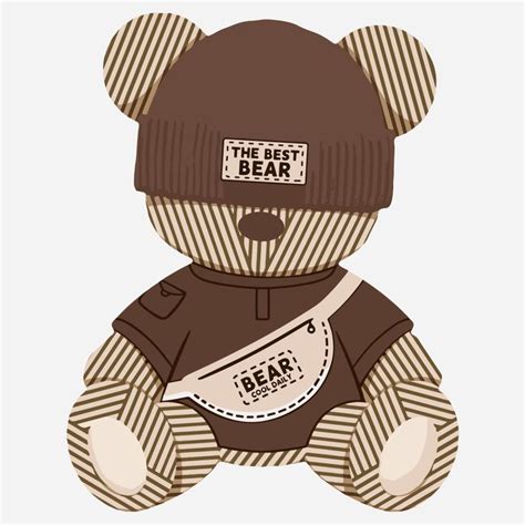 Cool Teddy Bear Best Bear Design On Threadless Bear Character Design