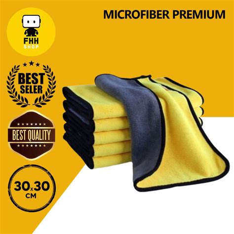 Jual Kain Lap Mobil Microfiber Premium Tebal X Cm Shopee Indonesia