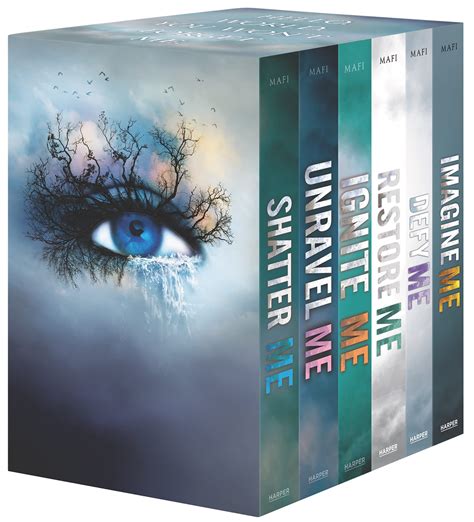 Shatter Me Series 6 Book Box Set Shatter Me Unravel Me Ignite Me