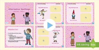 Alternative Pronunciations Phase Phonics Twinkl