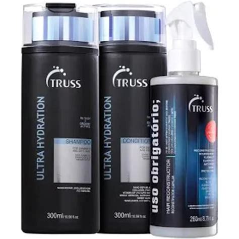 Shampoo e Condicionador Truss Ultra Hydration Uso Obrigatório Kit 3