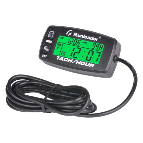 Buy Runleader Digital Engine Tachometer Hours RPM Record Backlight