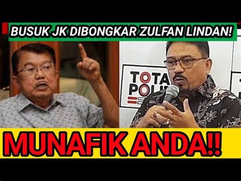 JUSUF KALA DITELANJANGI ZULFAN LINDAN SERANG JOKOWI SOAL KETUM GOLKAR