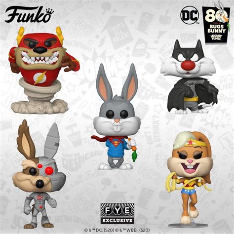 Funko Announces Looney Tunes And Dc Comics Crossover Pops