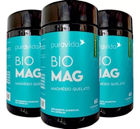 Bio Magn Sio Puravida X C Psulas Parcelamento Sem Juros