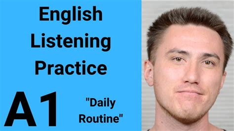 A English Listening Practice Daily Routine Youtube