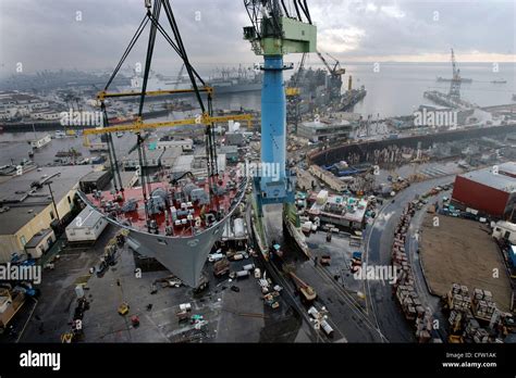 1/30/2006 San DIego- At the Nassco Ship Yard in National City Stock ...