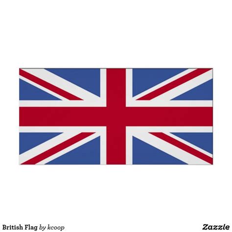 British Flag Poster | Zazzle | British flag, Custom posters, Creating art