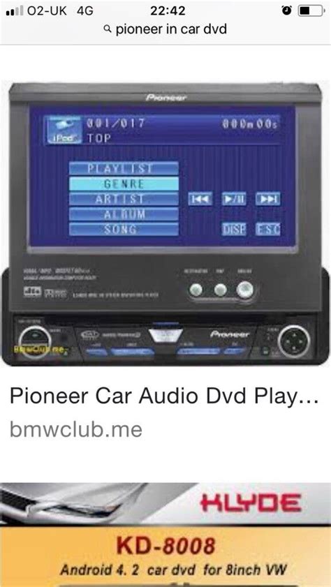 Pioneer Incar Flip Out Dvd Player In Montrose Angus Gumtree