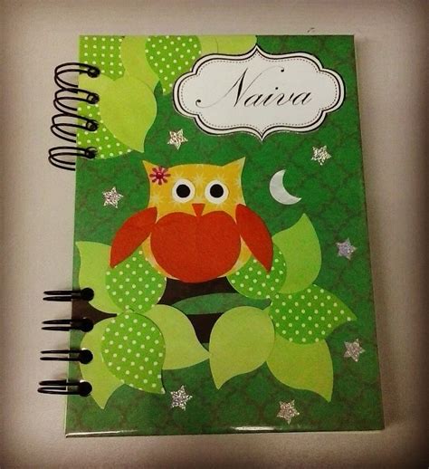 Agenda Tipo Cuaderno Personalizada Con Motivo De B Ho Y Fondo Verde