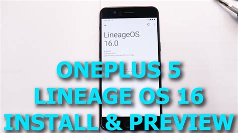 Lineage Os Oneplus Install Preview Android Pie