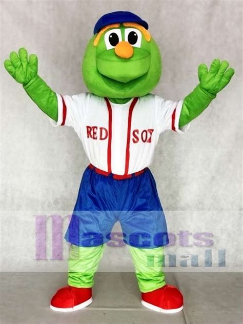 Wally Red Sox Mascot Costumes with Blue Hat